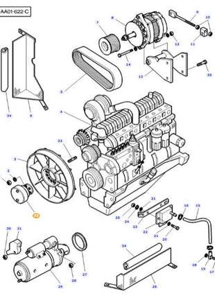 Massey Ferguson - Clutch - 3777245M2 - Farming Parts