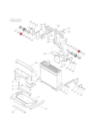 Massey Ferguson - Washer - 3700515M1 - Farming Parts