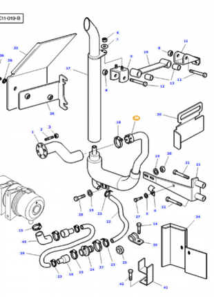 Massey Ferguson - Tube - 3781076M2 - Farming Parts