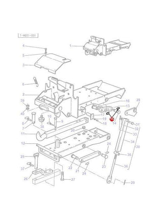 Massey Ferguson - Retaining Pin - 3467746M1 - Farming Parts