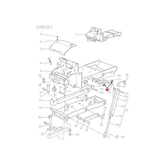 Massey Ferguson - Retaining Pin - 3467746M1 - Farming Parts