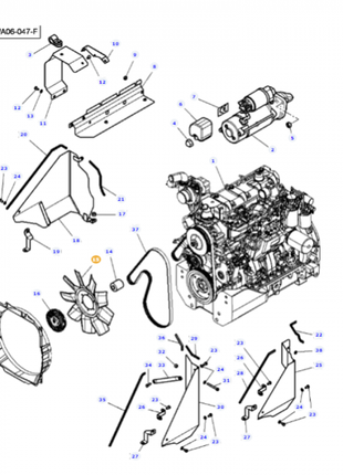 Massey Ferguson - Fan - 3786157M1 - Farming Parts