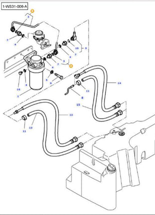 Massey Ferguson - Tube - 3786871M2 - Farming Parts