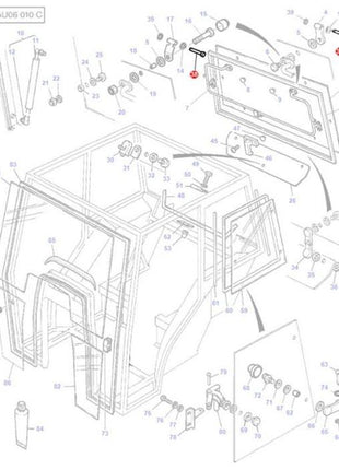 Massey Ferguson - Pin Hinge - 3901118M1 - Farming Parts