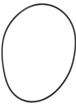 A simple, hand-drawn black oval shape on a white background reminiscent of the AGCO Massey Ferguson O Ring Power Shuttle 3790324M1.