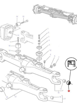 Massey Ferguson - Seal Axle Housing - 3429001X1 - Farming Parts