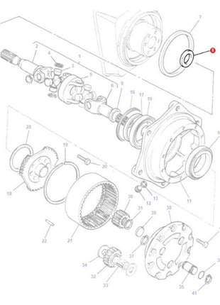 Massey Ferguson - Seal Axle Housing - 3429001X1 - Farming Parts