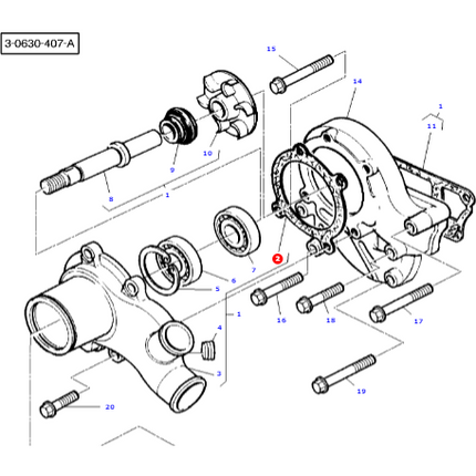 Massey Ferguson - Joint - 4222457M1 - Farming Parts
