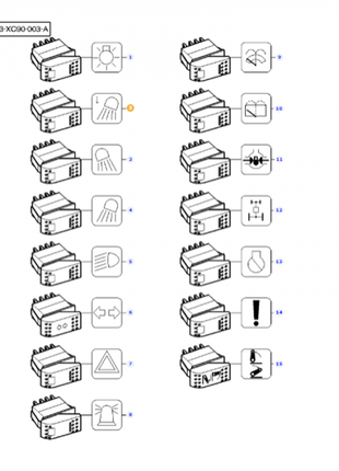 Massey Ferguson - Rocker Switch - 3809490M2 - Farming Parts