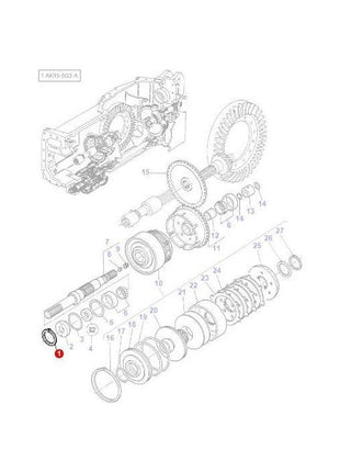 Massey Ferguson - Circlip 4wd Clutch - 1440913X1 - Farming Parts