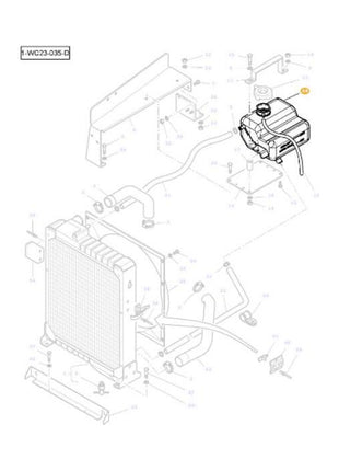 Massey Ferguson - Tank - 3810567M5 - Farming Parts