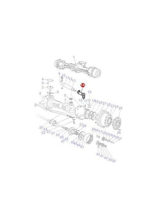 Massey Ferguson - Track Rod End - 3426660M1 - Farming Parts