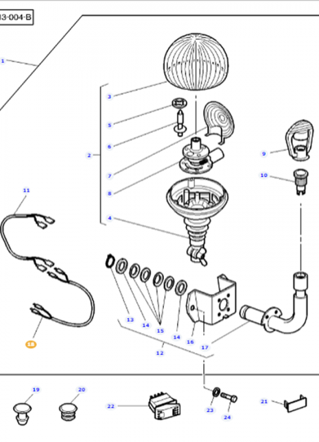 Massey Ferguson - Harness - 3812964M92 - Farming Parts