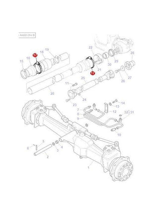 Massey Ferguson - Clamp 4wd Guard - 338623X1 - Farming Parts