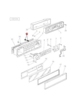 Massey Ferguson - Bulb Instrument Panel - 3600463M91 - Farming Parts