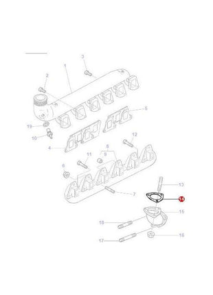 Massey Ferguson - Gasket - 4222718M1 - Farming Parts