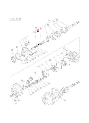 Massey Ferguson - Washer Final Drive - 3786425M1 - Farming Parts