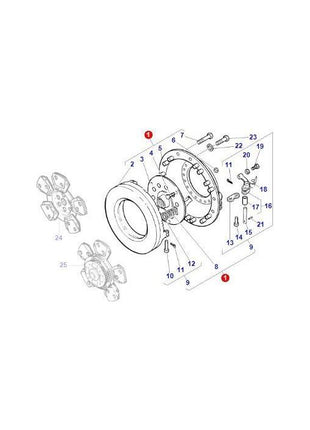 Massey Ferguson - Clutch Assy - 3701014M92 - Farming Parts