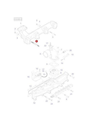 Massey Ferguson - Stud Exhaust Manifold - V546801960 - Farming Parts