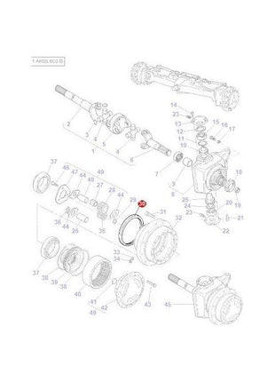 Massey Ferguson - Seal Final Drive - 3429790M2 - Farming Parts