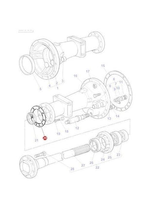 Massey Ferguson - Shim - 183261M1 - Farming Parts