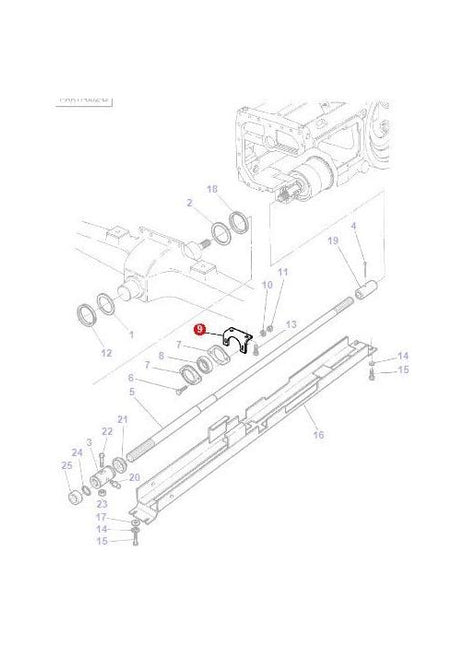 Massey Ferguson - Bearing Carrier - 3386640M1 - Farming Parts