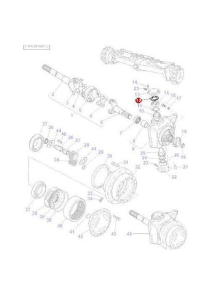 Massey Ferguson - Shim Swivel Cap - 3428722M1 - Farming Parts