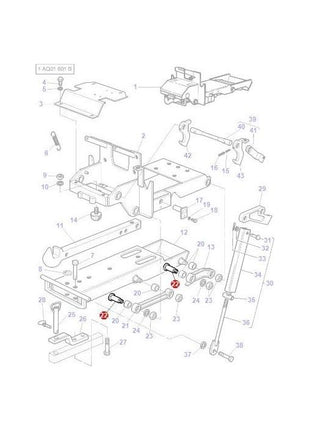 Massey Ferguson - Clevis Pin - 3900898M1 - Farming Parts