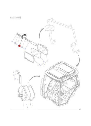 Massey Ferguson - Clip Rubber Lined - 3581507M1 - Farming Parts