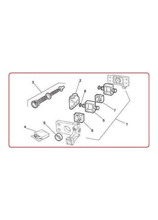 Massey Ferguson - Hydraulic Pump Repair Kit MK ll - 1810859M91 - Farming Parts