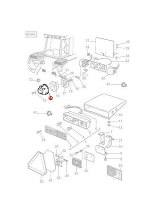 Massey Ferguson - Socket 7 Pin - 409965M1 - Farming Parts