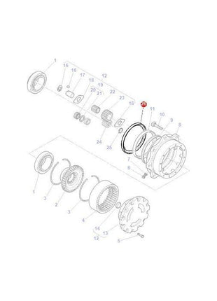 Massey Ferguson - Seal Final Drive - 3429037M1 - Farming Parts