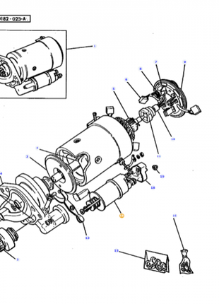 Massey Ferguson - Solenoid - 3904281M2 - Farming Parts