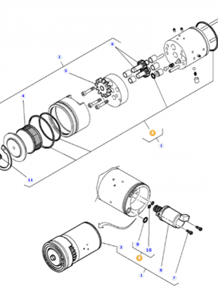 Massey Ferguson - Joint Gasket Kit - 3907638M11 - Farming Parts