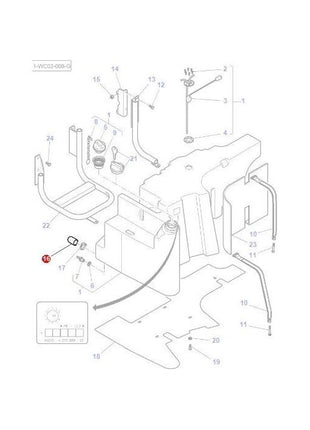 Massey Ferguson - Plug Fuel Tank - 4275805M1 - Farming Parts