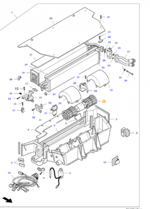 Massey Ferguson - Blower - 3909575M91 - Farming Parts