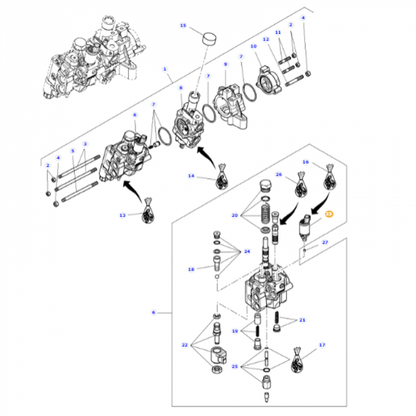 Massey Ferguson - Solenoid Valve Kit - 3909832M91 - Farming Parts