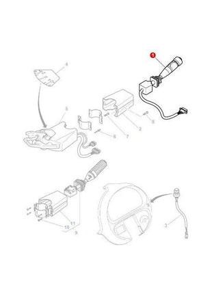 Massey Ferguson - Combi Switch - 3713669M4 - Farming Parts