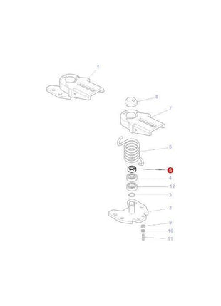 Massey Ferguson - Nut Pivot Bracket - 3015395X1 - Farming Parts