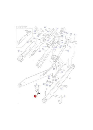 Massey Ferguson - Clip Linch Pin - 1869218M1 - Farming Parts