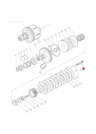 Massey Ferguson - Bolt - 3010173X1 - Farming Parts