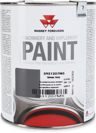 Massey Ferguson - Sirmac Grey Paint 1lts - 3931207M5 - Massey Tractor Parts