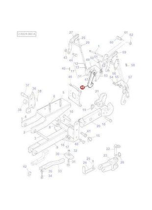 Massey Ferguson - Latch - 1661857M4 - Farming Parts