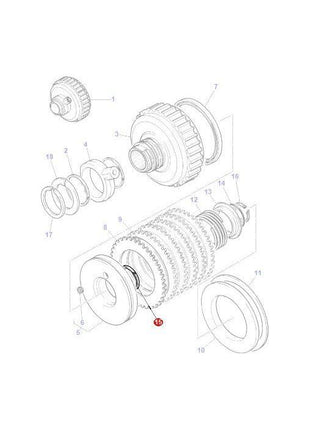 Massey Ferguson - Piston Ring - 3699909M1 - Farming Parts