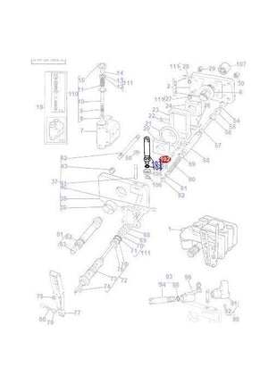 Massey Ferguson - Relief Valve 2900psi - 828927M92 - Farming Parts