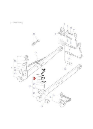 Massey Ferguson - Lever Kit - 3903957M91 - Farming Parts