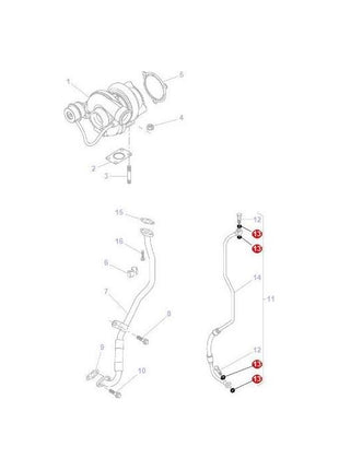 Massey Ferguson - Sealing Washer - 4224718M1 - Farming Parts