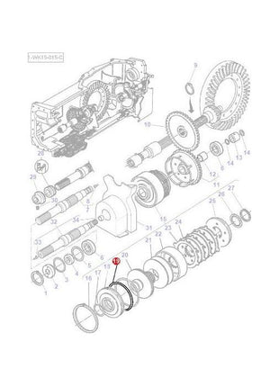 Massey Ferguson - O Ring Clutch Pack - 3384524M1 - Farming Parts