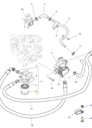 Massey Ferguson - Filter Element - 3975261M1 - Farming Parts