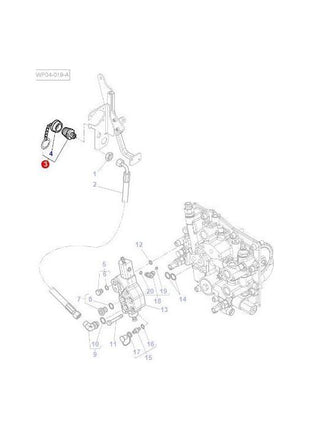 Massey Ferguson - Trailer Brake Coupler - 3581307M3 - Farming Parts